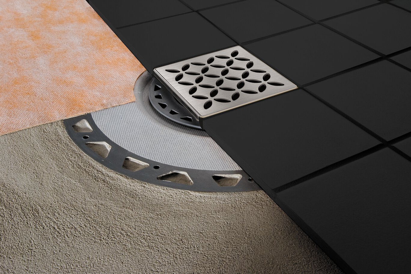 Schluter KERDI-DRAIN-STYLE FLORAL